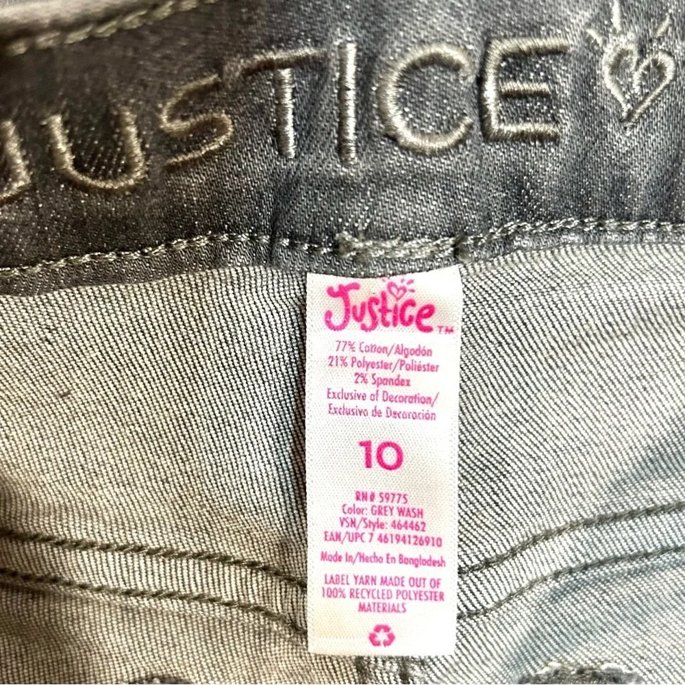 GIRL’S JUSTICE SKINNY JEANS | SIZE 10 | NWT